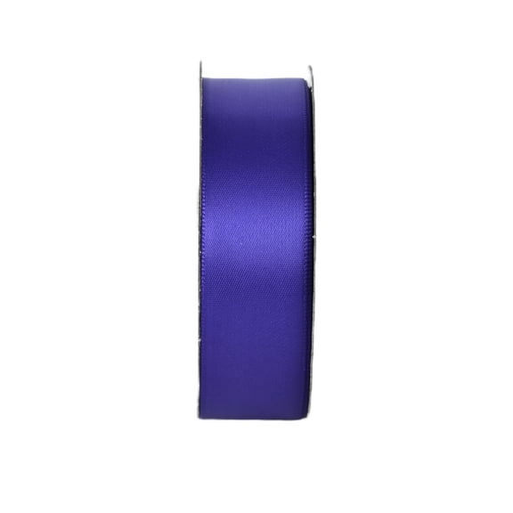Gwen Studios 7/8" Purple Satin Ribbon, 7 yards