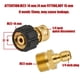 thumbnail image 3 of Juego de adaptadores para hidrolavadoras de alta presión, kits de conexión rápida para lanza de espuma de nieve M22 a conexión rápida de 1/4 de pulgada, 5000 PSI, 3 of 6