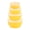 Yellow, variant on Plastic Round 4-Piece Food Storage Bowl, Stackable Airtight Food Storage Containers, Bowls With Lids Set, Nested Stackable Design, Multi-Purpose Salad Bowls, Food-Grade Storage Container, Black