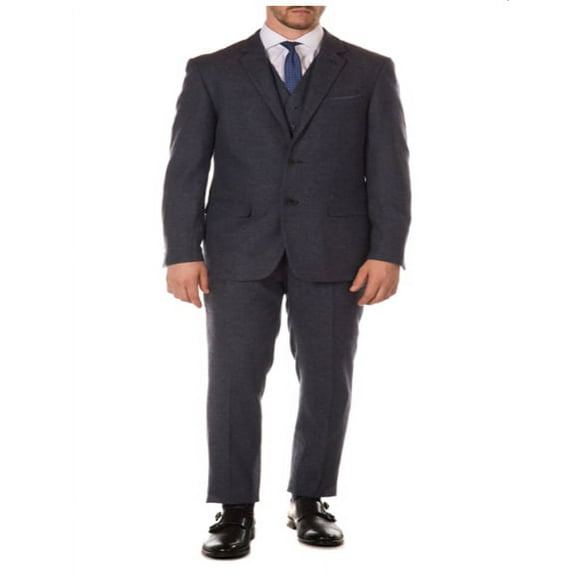 1920s 1910s Peak Blinder Custom Vested Suit Vintage Slim Fitted Blazer And Pants And Vest Navy