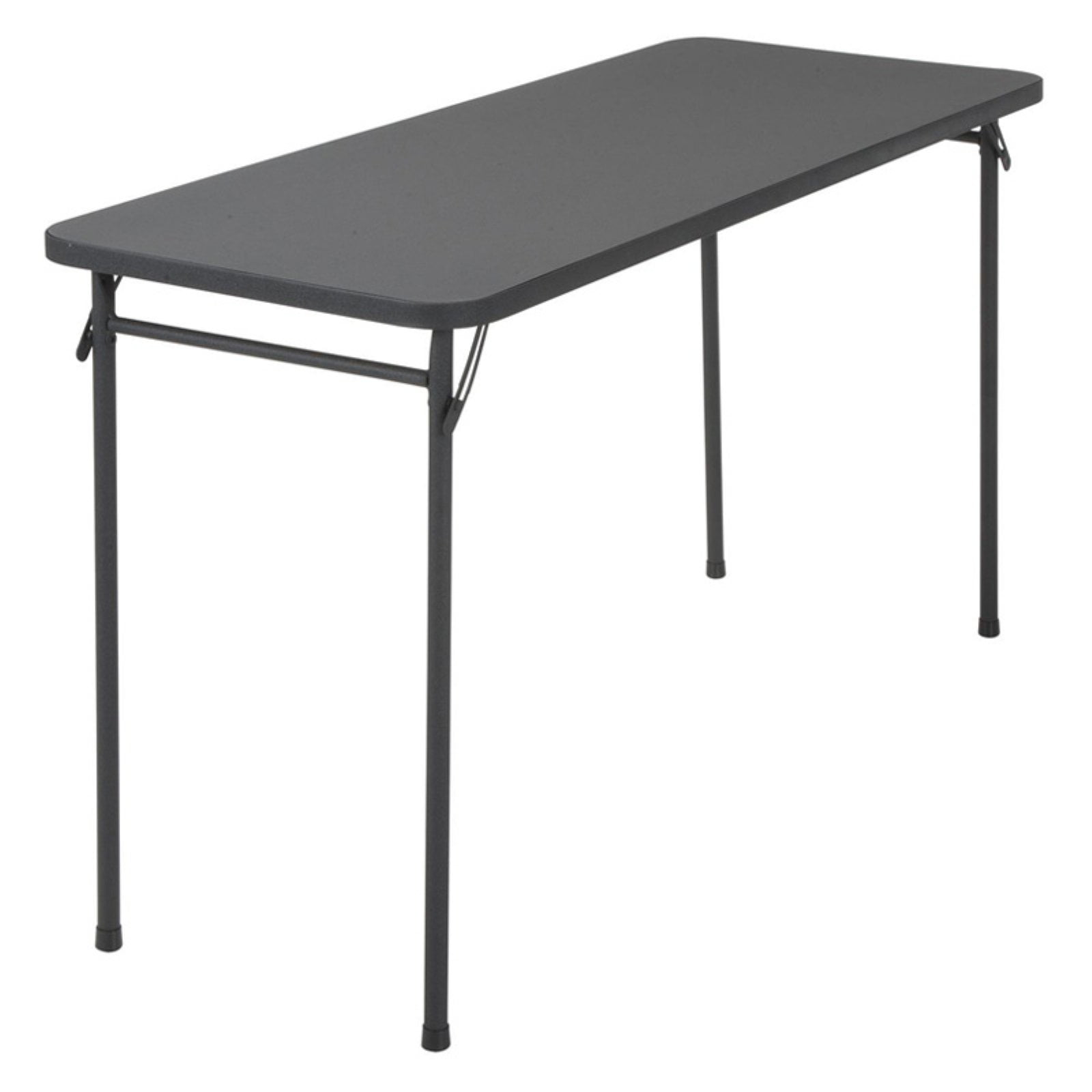 Cosco 20 X 48 Resin Top Folding Table Black Com