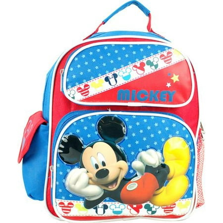 Small Backpack - Disney - Mickey Mouse Blue School Bag New 638061 - www.lvbagssale.com
