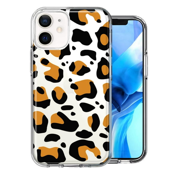 MUNDAZE for Apple iPhone 11 Classic Animal Wild Leopard Jaguar Print Double Layer Phone Case Cover