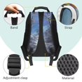 thumbnail image 4 of Aplkyhs Moon Wolf School Backpack for Age 6-18 Large Capacity Ergonomic Padded Adjustable Straps School Bag for Boys Girls K-12 Students Back to School Gift Daily Use, 4 of 7