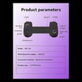 thumbnail image 1 of D8 Telescopic Game Controller RGB Light Mobile Game Controller with 6-Axis Vibration for Android IOS PS3 Switch PC,B, 1 of 5