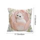 thumbnail image 3 of Uuiauoio Cute Animals Decorative Throw Pillow Cover , Animals Family Animals Outdoor Pillow Cases Square Standard Cushion Cover for Sofa Couch Bed Car 17.72x17.72 inch, 3 of 6