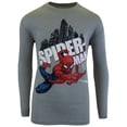 thumbnail image 4 of Marvel Spider-Man and Avengers Long Sleeve T-Shirt 2-Pack for Boys, Spiderman and Avengers Boys Long Sleeve Tees Bundle Set (Sizes 4-16), 4 of 5