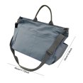 thumbnail image 3 of Bolso de hombro casual unisex Lona de gran capacidad Bolsa de trabajo de viaje con múltiples bolsillos, 3 of 8