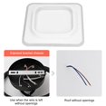 thumbnail image 5 of LED Ceiling Light Square 20W Ceiling Light Wall Lamp Aisle Lamp 85‑265V for Bedroom Living Room Corridor White White Light, 5 of 5