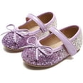 thumbnail image 7 of Toddler Flower Girl Dress Shoes - Girl Ballet Flats Party School Shoes Wedding, 7 of 7