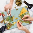 thumbnail image 2 of Dragon Cutting Board, Chinese Style Dragon Power Oriental Culture Theme, Decorative Tempered Glass Cutting and Serving Board, Large Size, Multicolor, by Ambesonne, 2 of 2