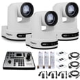 thumbnail image 1 of 3 x Cámara PTZOptics Move 4K SDI/HDMI/USB/IP PTZ con Zoom Óptico de 12x (Blanco) (PT12X-4K-WH-G3) + Controlador de Joystick PTZOptics PT-JOY-G4, 1 of 8