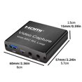 thumbnail image 3 of NATEFEMIN Aluminum Alloy Video Capture Card 4K Screen Record Game Streamer Device, 3 of 6