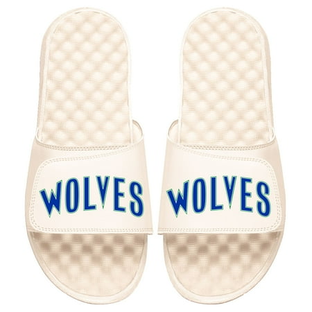 

Men s ISlide Cream Minnesota Timberwolves Slide Sandals