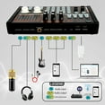 thumbnail image 6 of Microphone for Podcast Equipment Bundle and Studio Recording Equipment, USB Microphone, DJ18 Microphone for Computer, Perfect for Recording Podcasts and Live Streaming, White, 6 of 7