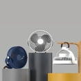 thumbnail image 3 of Zeiwohndc Rechargeable Fan Tent Fan with LED Lantern & Hanging Hook for Outdoor Camping, 3 of 18