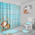 thumbnail image 7 of 4 Pcs Science Fiction Shower Curtain Sets with Rugs for Bathroom Decor,Astronaut Space Bathroom Shower Curtain Sets,Solar Eclipse Bathroom Sets with Shower Curtain and Rugs, 7 of 7