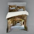 thumbnail image 2 of Ambesonne Urban Bedding Set 3 Pcs, Brick Arches Dry Tortugas, Twin XL, Brown, 2 of 3