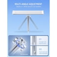 thumbnail image 4 of Bait Cutting Board Boat Table with Rod Holder Mount - White HDPE Fillet Station for Fish Cleaning, 4 of 6