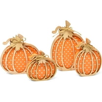 Gift Boutique 4 Pcs Thanksgiving Pumpkin Wooden Table Decorations Fall Decor Autumn Farmhouse Sign Rustic Tiered Tray Centerpieces Harvest Pumpkins Tabletop Sign