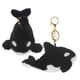 thumbnail image 5 of GOOHOCHY Juego de 2 adorables llaveros de peluche con forma de ballena, accesorios de animales del océano para llaves, llaveros de peluche, colgante para bolso de dibujos animados., 5 of 8