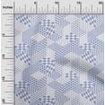 thumbnail image 2 of oneOone Polyester Spandex Light Blue Fabric Geometrical Mix Sewing Craft Projects Fabric Prints By Yard 56 Inch Wide, 2 of 4