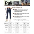 thumbnail image 5 of PULI Women's Pants Running Jogger Sweatpants with Pockets (Navy 2XL), 5 of 8