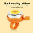 thumbnail image 4 of Bike Bell with Sunflower Decoration Clear Loud Sound Easy to Install Aluminum Alloy Children Bicycle Handlebar Bell-Orange, 4 of 8