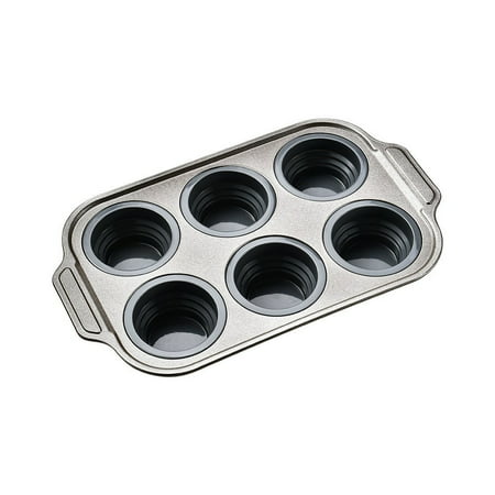 

RXIRUCGD Cake Mould Baking Mold Cake MouldPress Type 6 Consecutive Cake MoldsEasy To Take Off The MoldOven Baking Tools