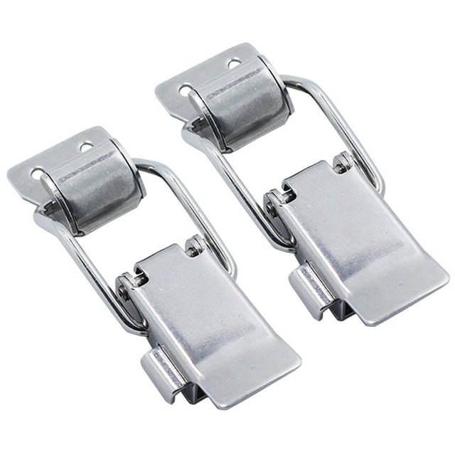 KAKOWELY 2 Pcs Boucles Autobloquantes Réglables en Acier Inoxydable, Leviers à Bascule Réglables, Boulons à Bascule Robustes, 3.74"X1.5"X0.2"