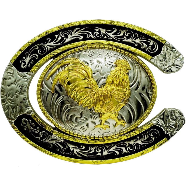 Moranse Religion Cross Cowboy Kneeling Prayer And Horse Design Belt Buckles