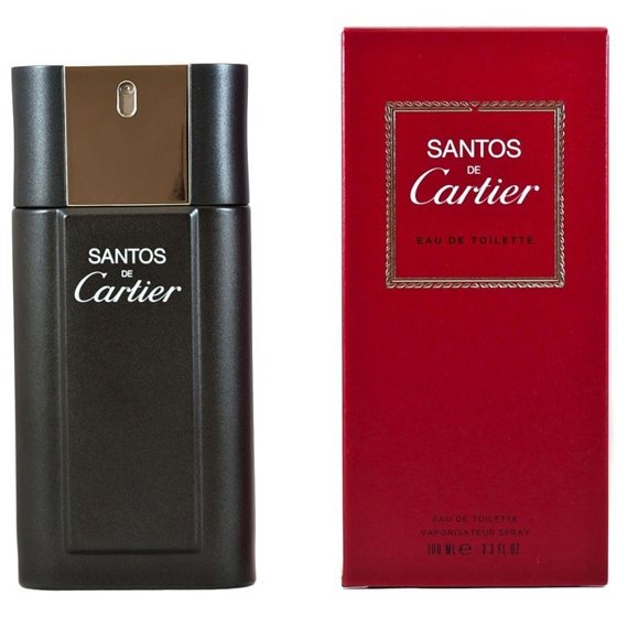 Cartier Santos De Cartier Eau De Toilette Spray 33 Oz 100 Ml