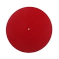 thumbnail image 1 of MasteelfCA 1L105 Turntable Platter Mat Pad Anti-static LP Vinyl Record Players Anti-vibration Wool Mat Diameter 300mm (Red), 1 of 7