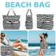 thumbnail image 4 of Bolsa de playa LEDAOU impermeable y resistente a la arena para mujer con bolsillo húmedo, 4 of 9