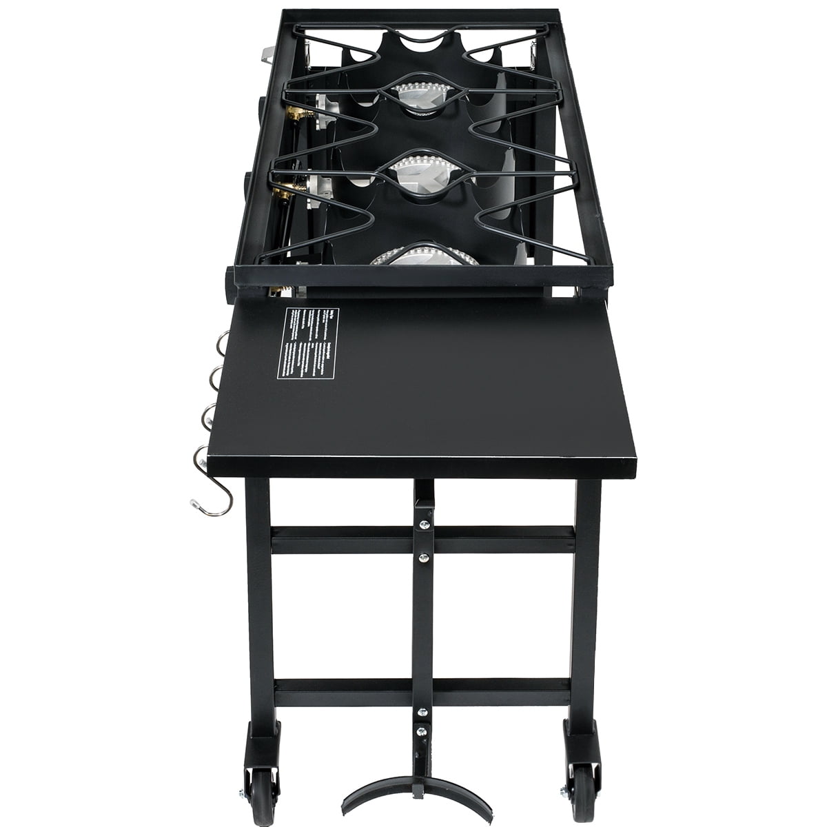 Barton Propane Triple Burner Stove Station with Regulator & Removable Legs