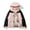 Pink, variant on Women's Plus Size Sports Jacket Patchwork Design Stand Collar Zipper Hooded