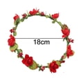 thumbnail image 2 of Floral Otoño BOHO Diadema Flor Corona Festival Boda Playa Corona de pelo, 2 of 5