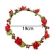 thumbnail image 2 of Floral Fall BOHO Diadema Flor Corona Festival Boda Playa Cabello Corona Ormromra, 2 of 5