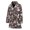 419, variant on Crane Bird And Flower Pattern Women Bathrobe One Size Univeral Fits, Floral Fashion Lightweight Plush Fleece Long Robe For Women