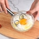 thumbnail image 3 of Juego de batidores de masa, ONME, paquete de 2 varillas mezcladoras de masa de pan de acero inoxidable con un raspador para pan para hornear en casa para batir, 3 of 5