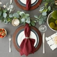 thumbnail image 5 of Gray French Chambray Tablecloth 60x84, 5 of 6