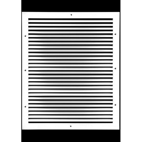 HVAC Premium 14'' X 30" Aluminum Return Grille - Easy Air Flow - Linear Bar Grilles [Outer Dimensions: 15.875'' w X 31.875'' h]