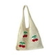 thumbnail image 5 of Bolsa de hombro para mujeres Bolsa de crochet hueco para vacaciones de verano de compras de viajes de primavera, 5 of 8