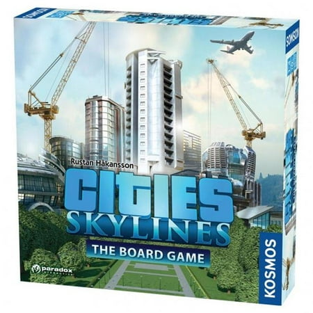 Cities Skylines Cooperative City Building Board Game Develop Thames & Kosmos (Best Mobile City Building Games)