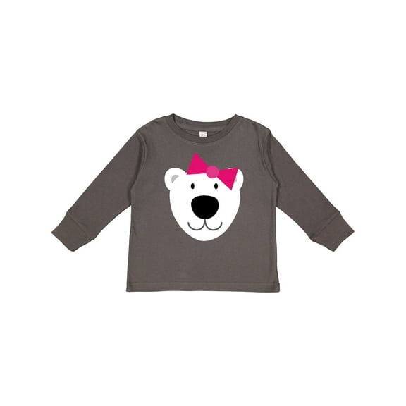 Inktastic Polar Bear Girl Girls Long Sleeve Toddler T-Shirt