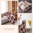 thumbnail image 4 of Tgbvmt Double Flannel Blanket, Lamb Fleece Thermal Blanket, Thickened Winter Bed Cover, Soft and Cozy, Available in Red and Green Colors, Perfect for Cold Nights, Winter Comfort, and Holiday Gifting, 4 of 7