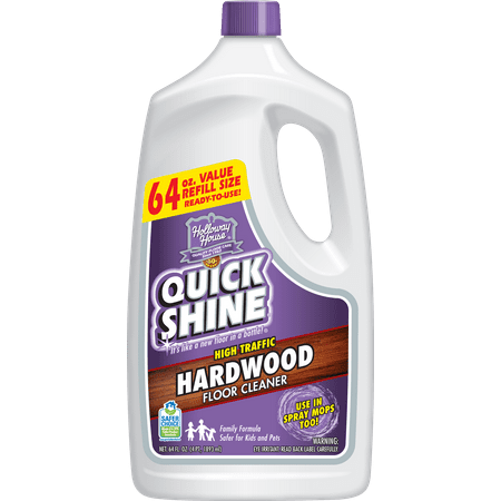 Quick Shine High Traffic Hardwood Floor Cleaner, 64 (Best Carpet Cleaner For Heavy Traffic Areas)