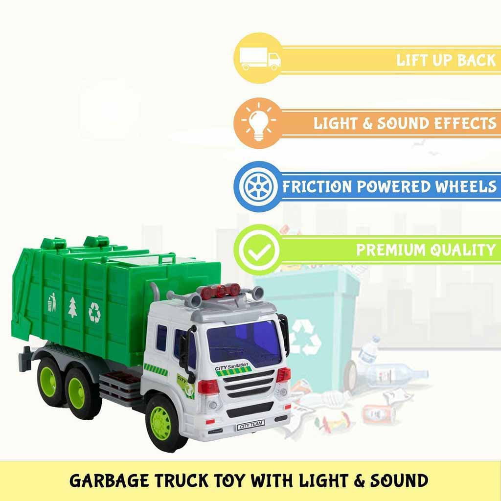 Toys for Boys Truck Rubbish Garbage Car 3 4 5 6 7 8 9 Year Old Kids Birth Gifts 