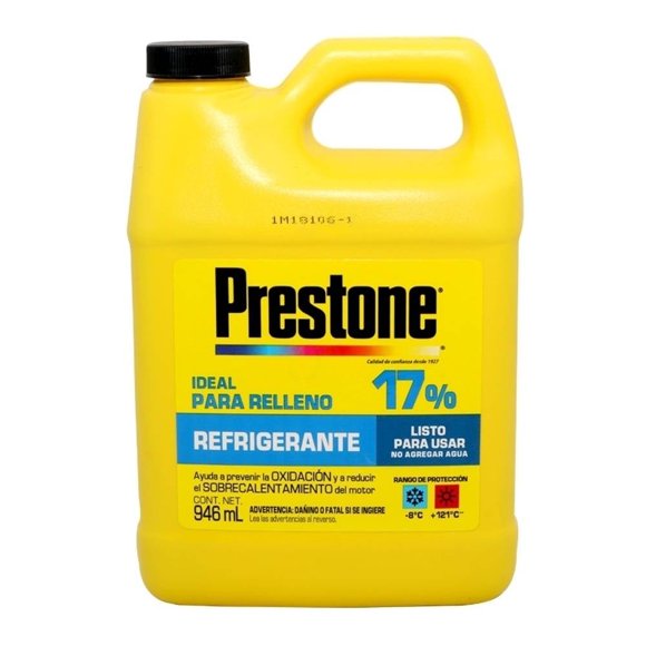 Anticongenlante Prestone 17% 946 ml