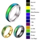 thumbnail image 2 of AsJerlya-anillo de acero inoxidable con cambio de Color para hombre y mujer, sortija con sensación de temperatura y emoción, joyería fina, 2 of 4